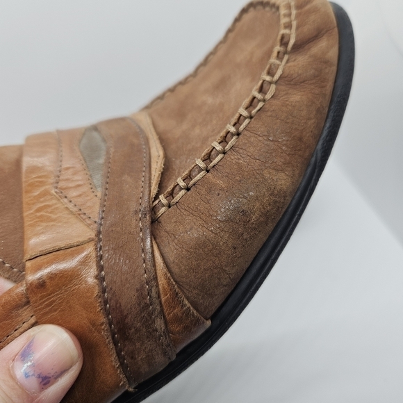 Bally Mesa brown leather penny loafers 10M main image 6